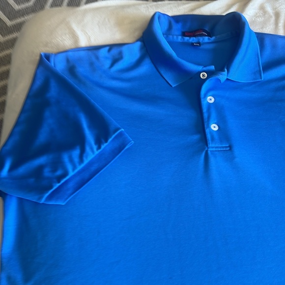 King Louis America. Blue polo golf shirt. 2XL - Picture 5 of 6